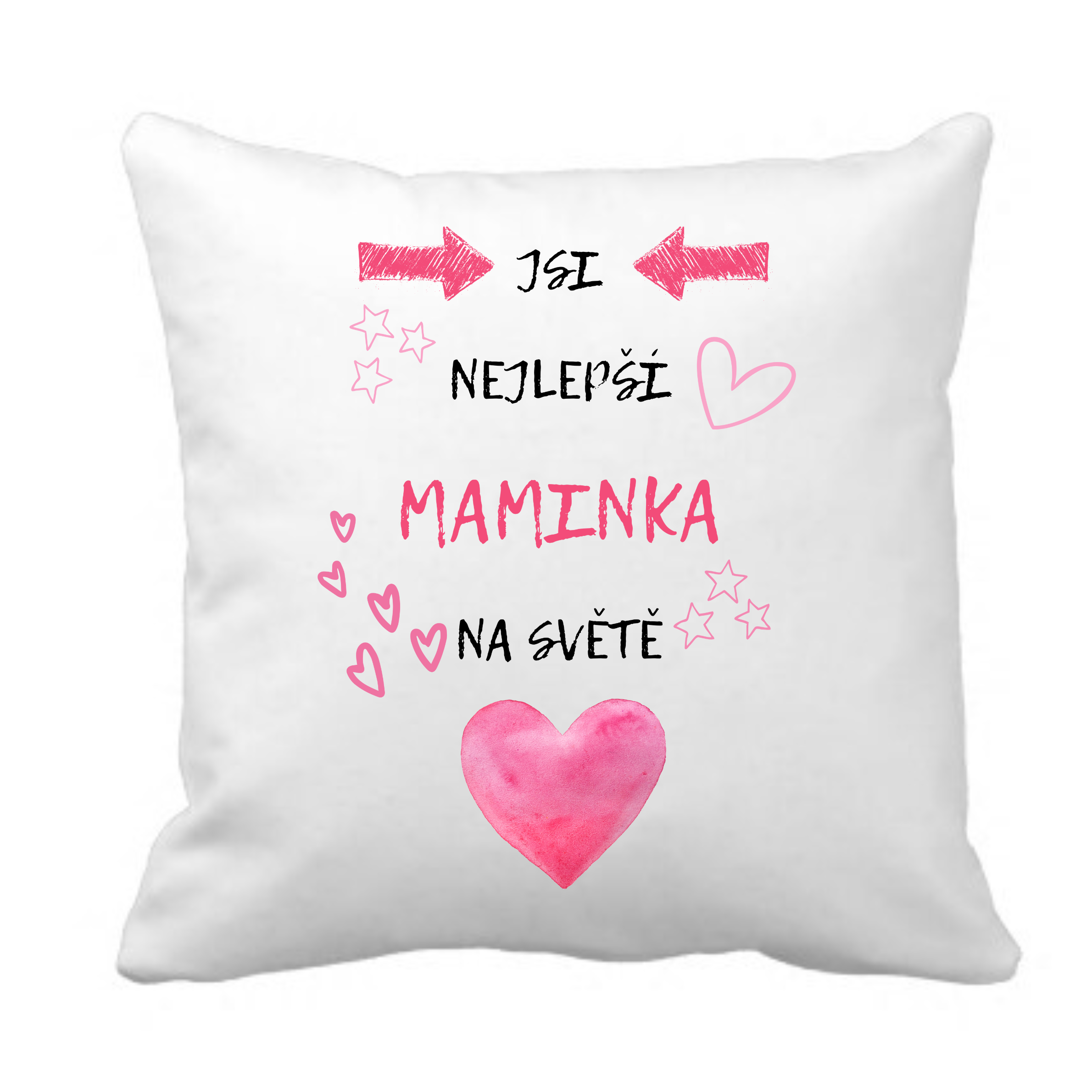 Polštářek Jsi nejlepší maminka na světě